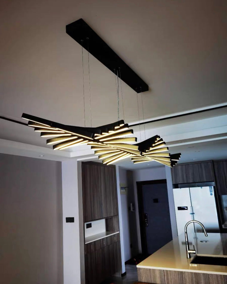 Olverai Adjustable Fish Bone Chandelier