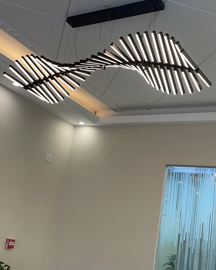Olverai Adjustable Fish Bone Chandelier