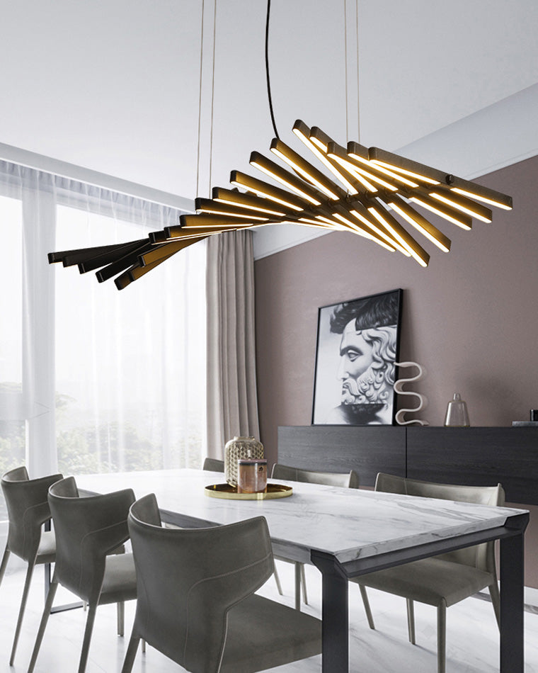 Olverai Adjustable Fish Bone Chandelier