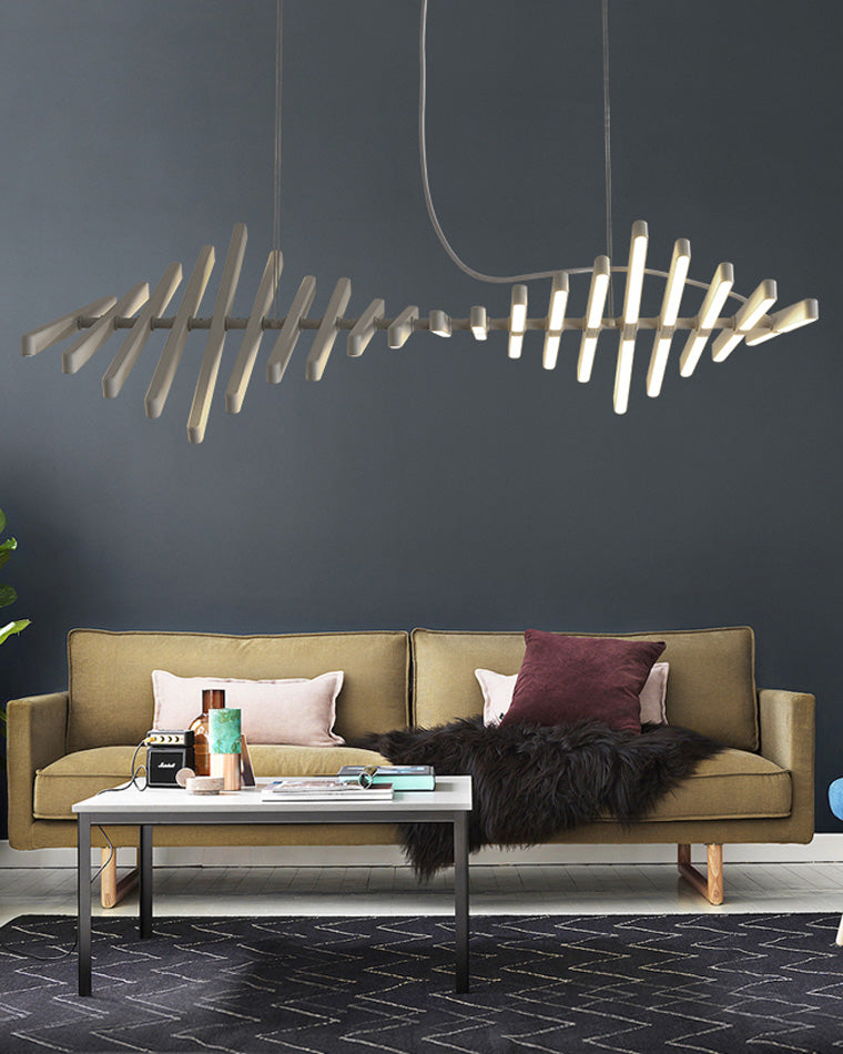 Olverai Adjustable Fish Bone Chandelier