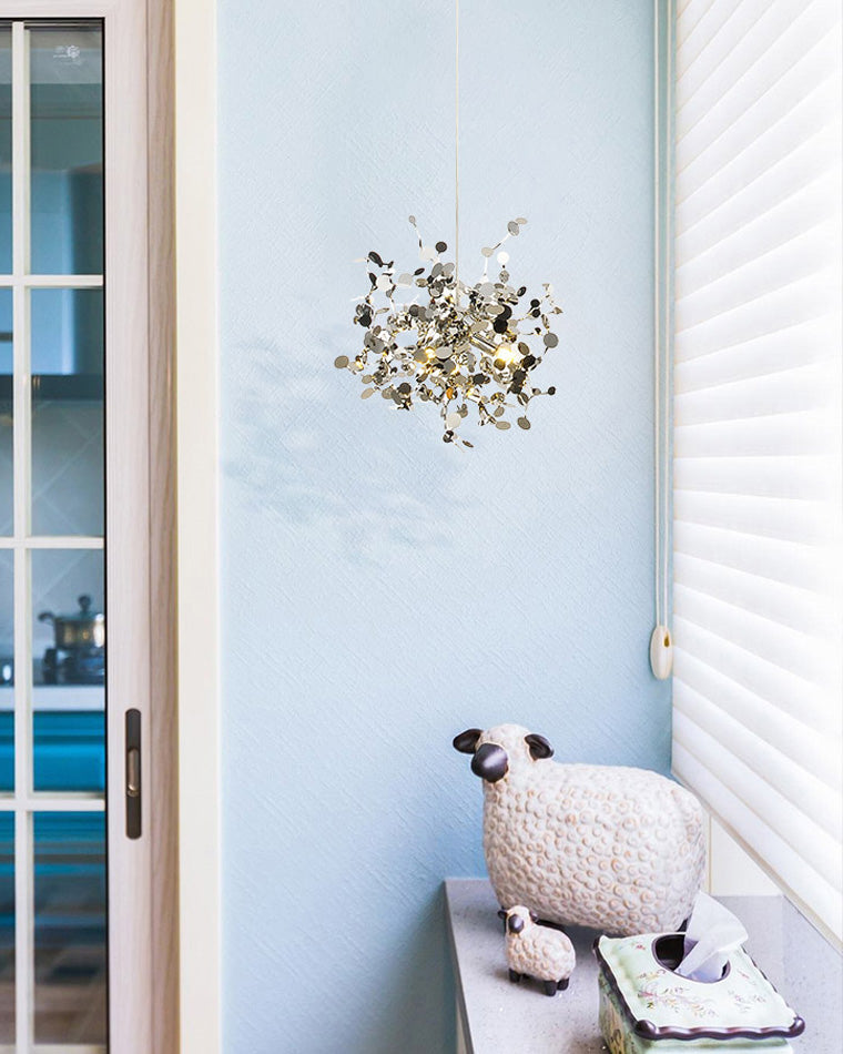 Olverai Argent/Gold Cloud Multi Pendant Chandelier