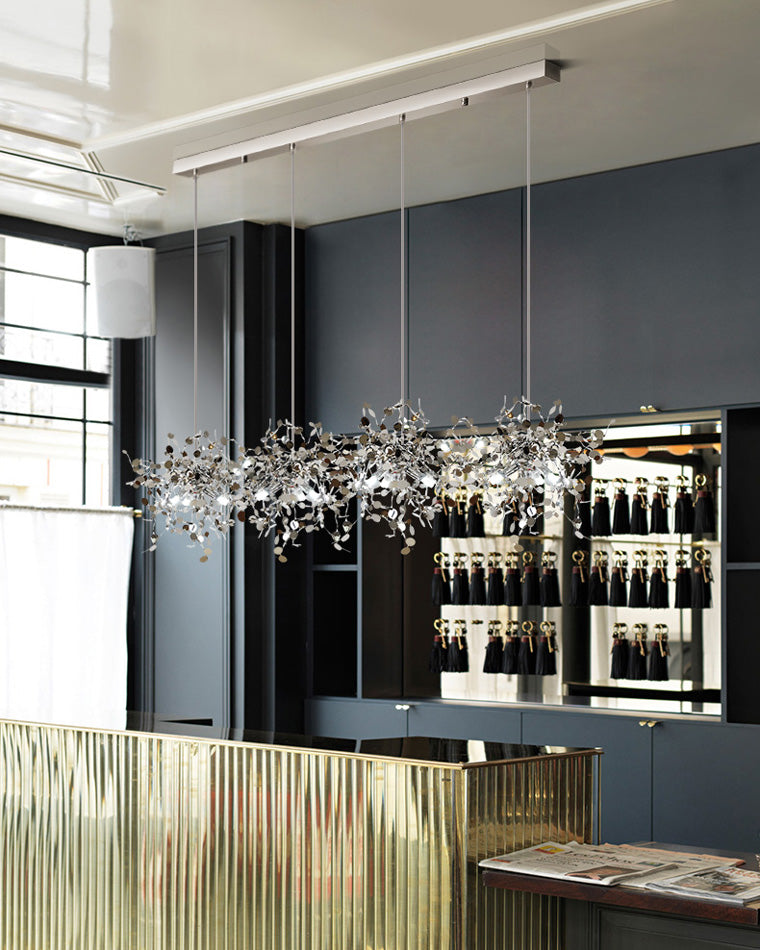 Olverai Argent/Gold Cloud Multi Pendant Chandelier