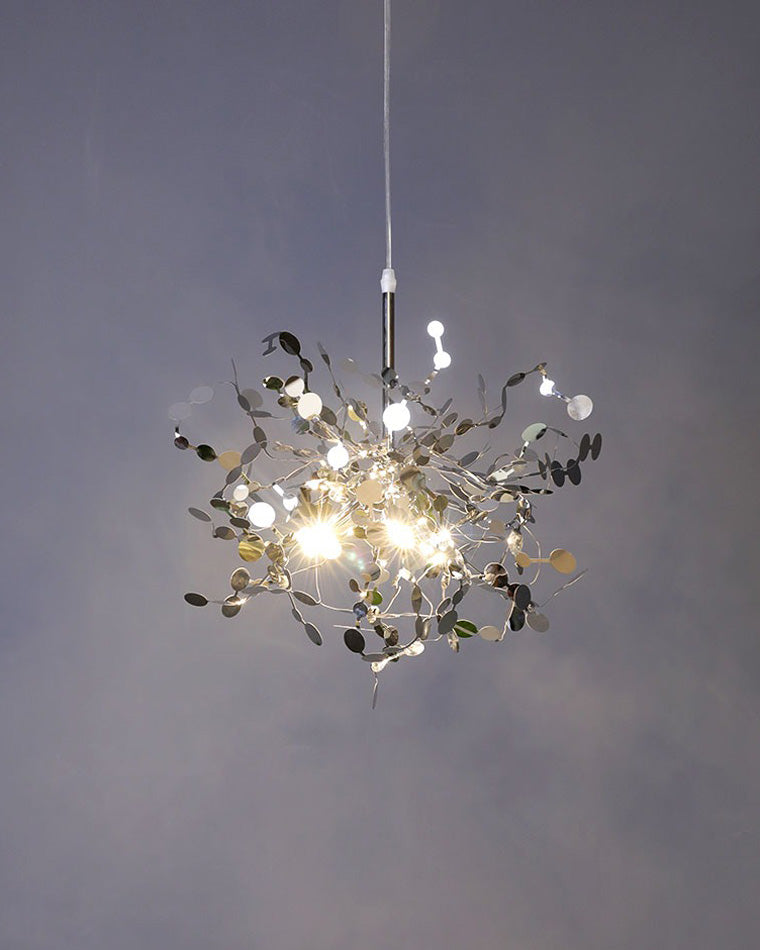 Olverai Argent/Gold Cloud Multi Pendant Chandelier