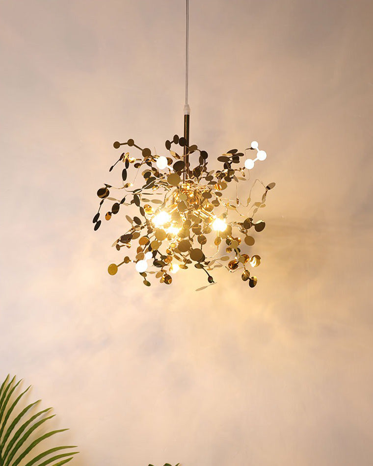 Olverai Argent/Gold Cloud Multi Pendant Chandelier