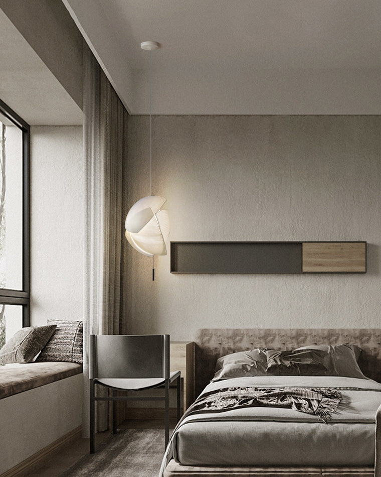 Olverai Asymmetrical Rice Paper Pendant Light