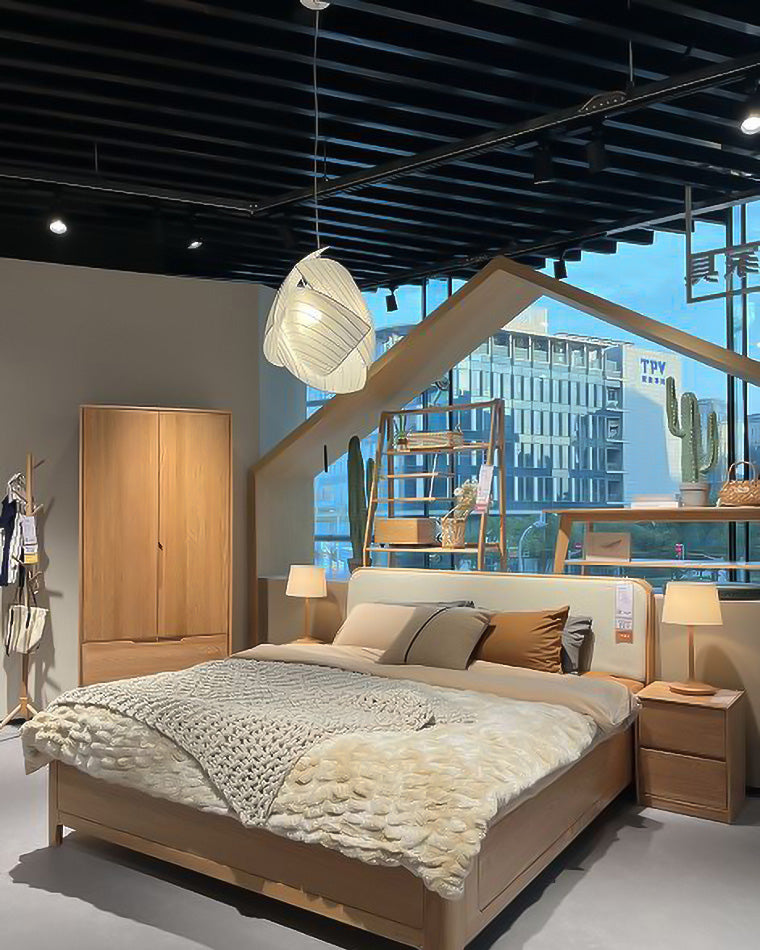 Olverai Asymmetrical Rice Paper Pendant Light