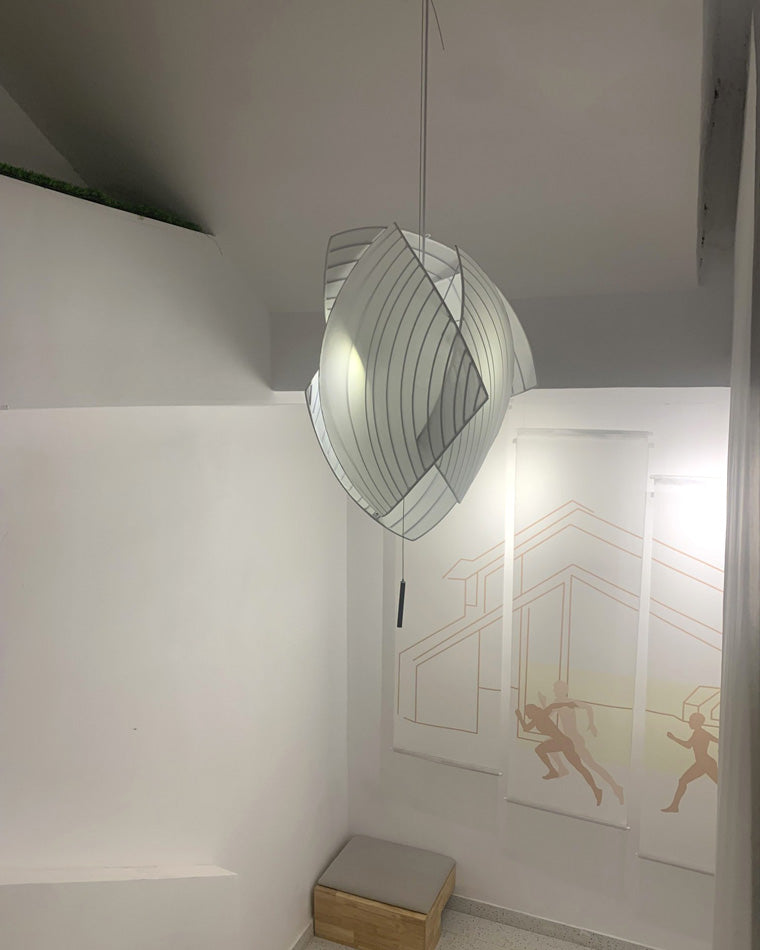 Olverai Asymmetrical Rice Paper Pendant Light