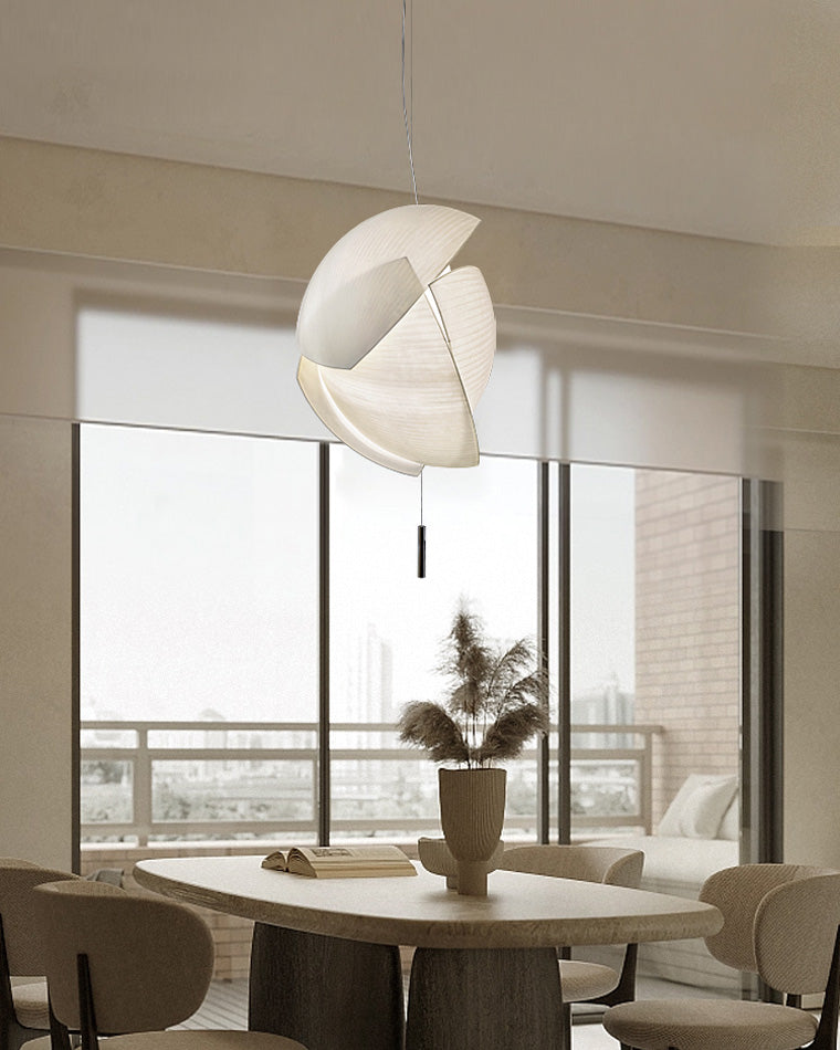 Olverai Asymmetrical Rice Paper Pendant Light