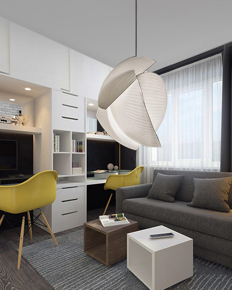 Olverai Asymmetrical Rice Paper Pendant Light
