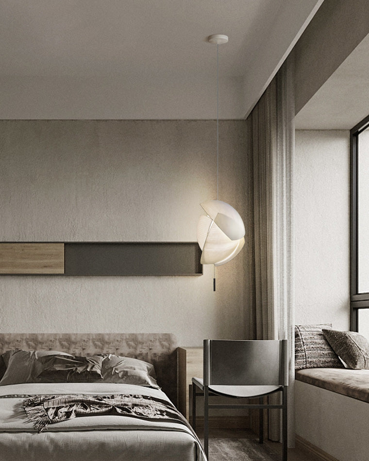 Olverai Asymmetrical Rice Paper Pendant Light