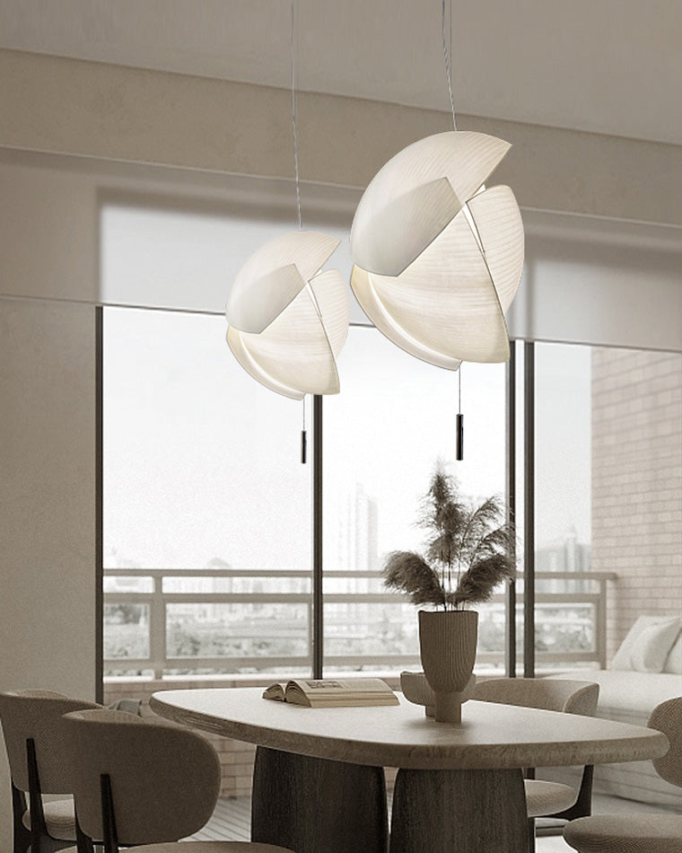 Olverai Asymmetrical Rice Paper Pendant Light