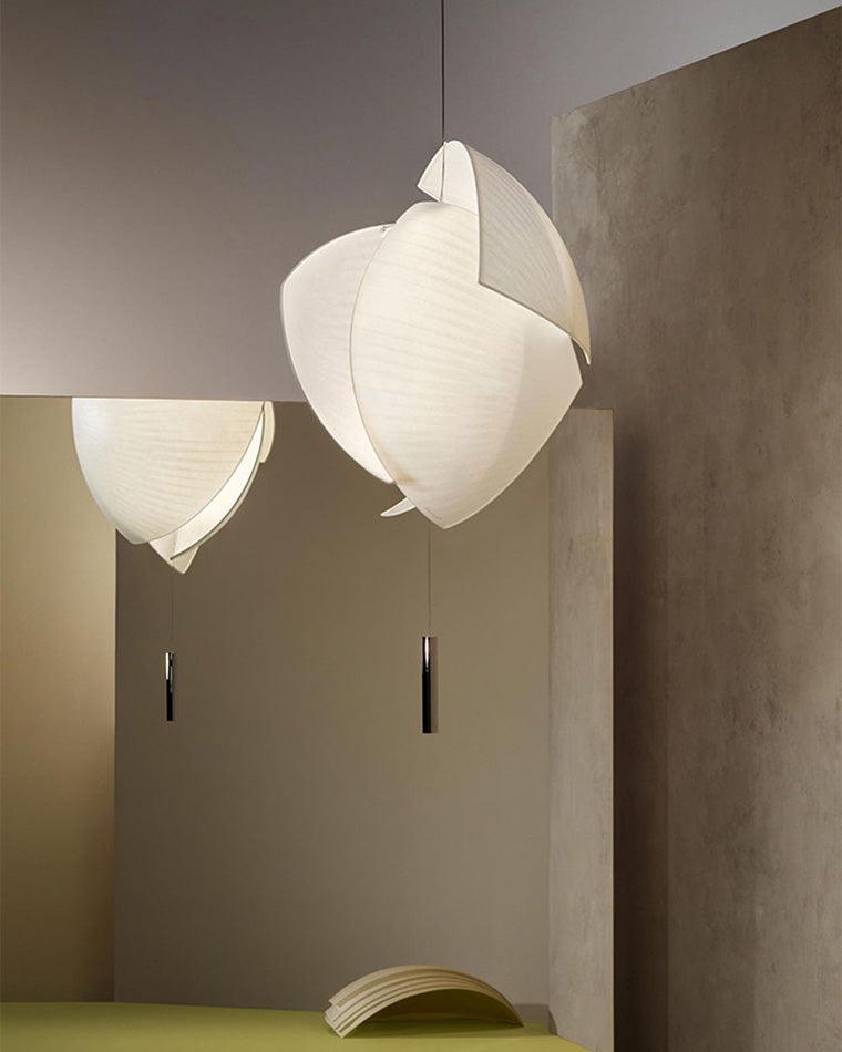 Olverai Asymmetrical Rice Paper Pendant Light