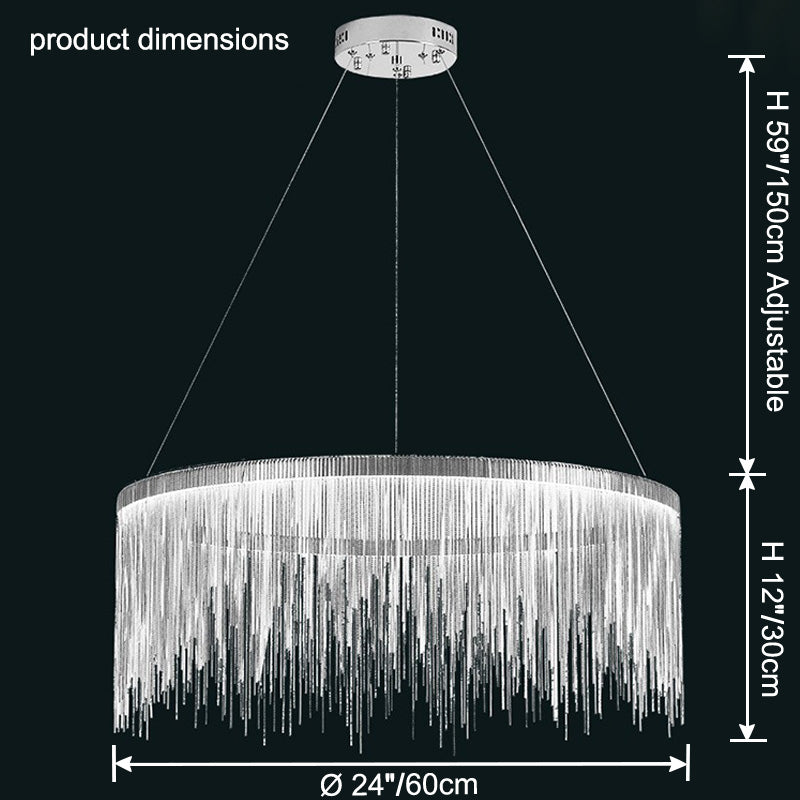 Olverai Fringe Round Chandelier