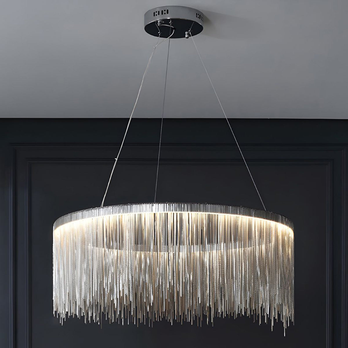 Olverai Fringe Round Chandelier