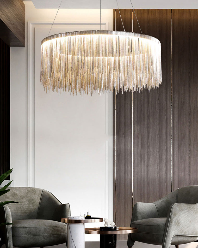 Olverai Fringe Round Chandelier
