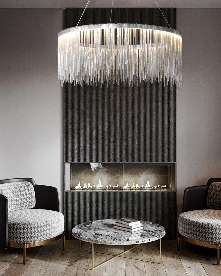 Olverai Fringe Round Chandelier
