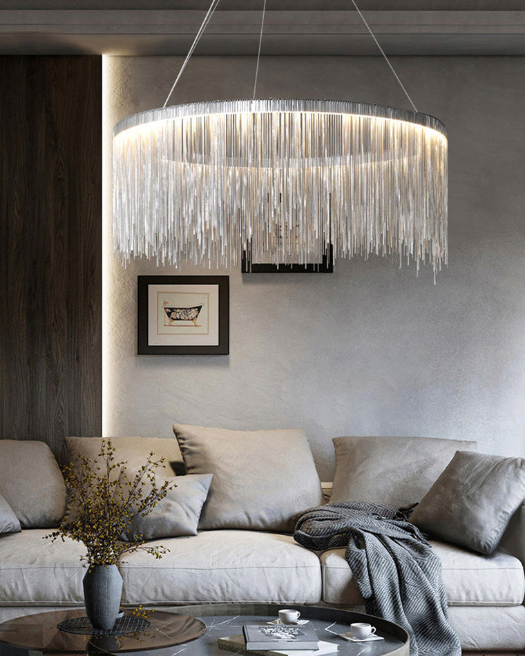 Olverai Fringe Round Chandelier
