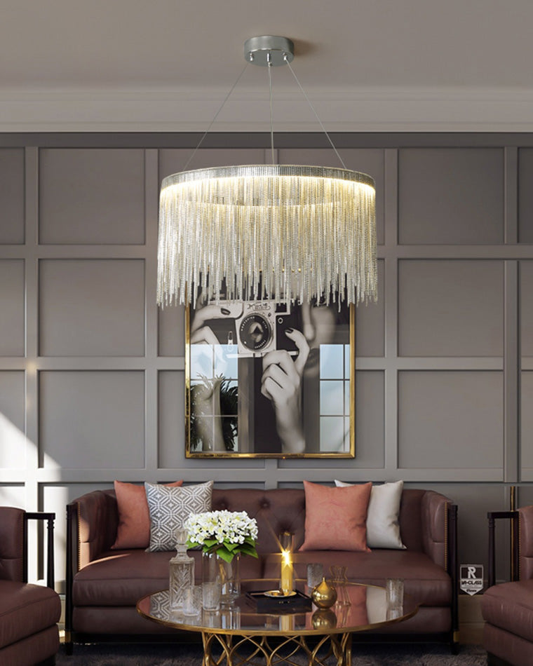 Olverai Fringe Round Chandelier