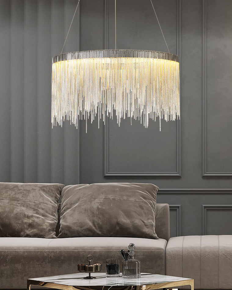 Olverai Fringe Round Chandelier