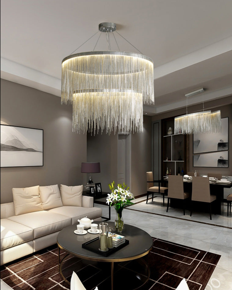 Olverai Fringe Round Chandelier