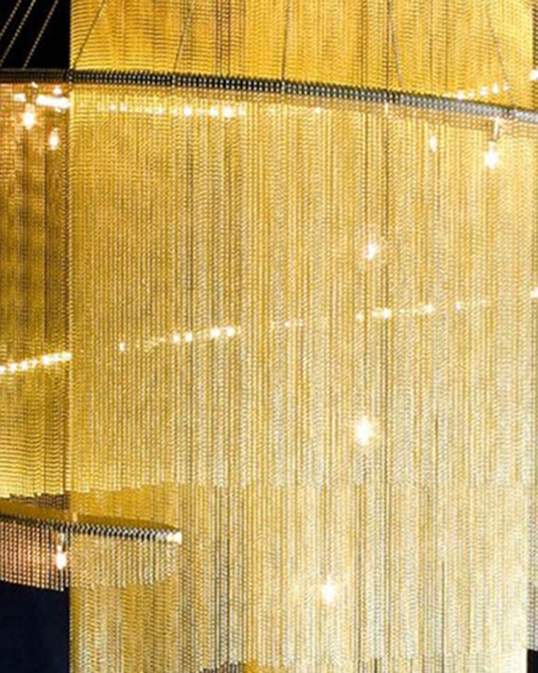 Olverai Spiral Tassel Foyer Chandelier