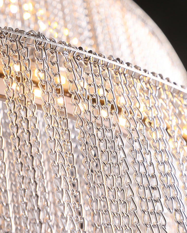 Olverai Spiral Tassel Foyer Chandelier