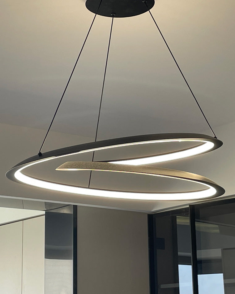Olverai Swirl Led Chandelier