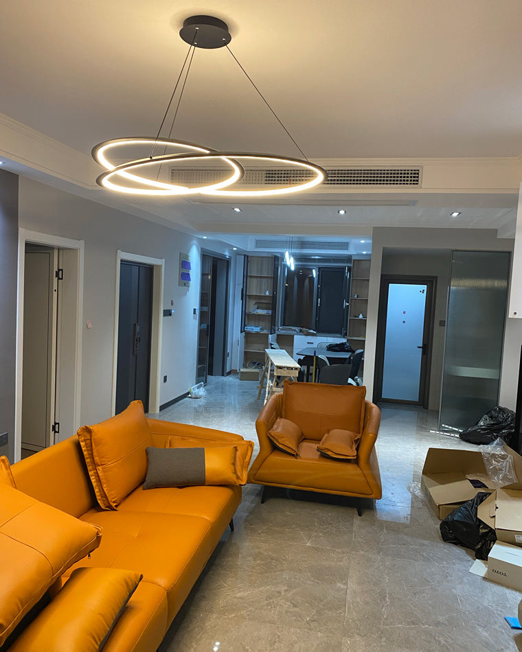 Olverai Swirl Led Chandelier