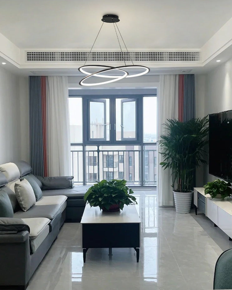 Olverai Swirl Led Chandelier