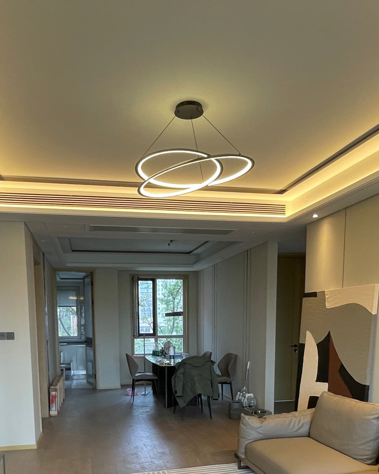 Olverai Swirl Led Chandelier