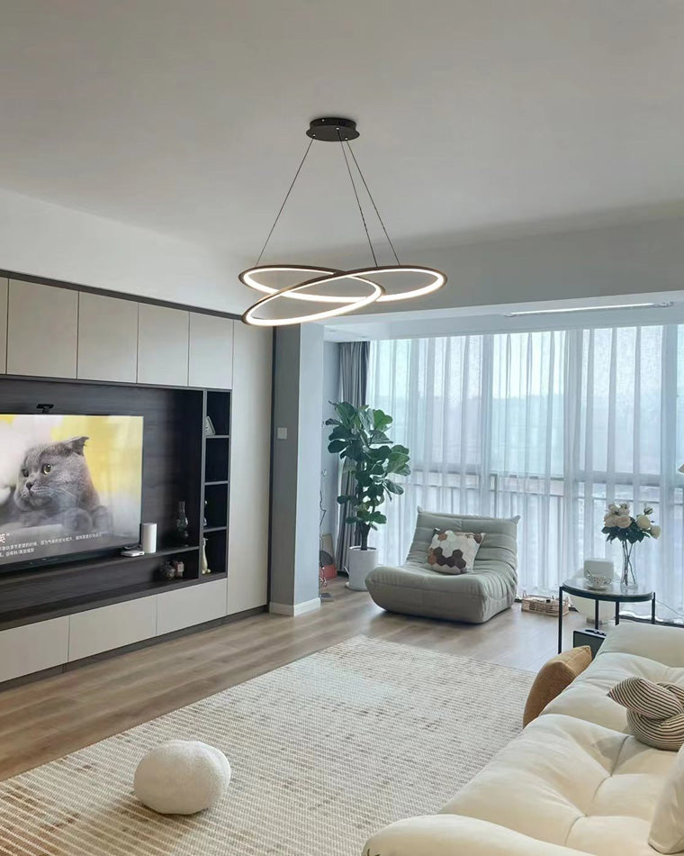 Olverai Swirl Led Chandelier