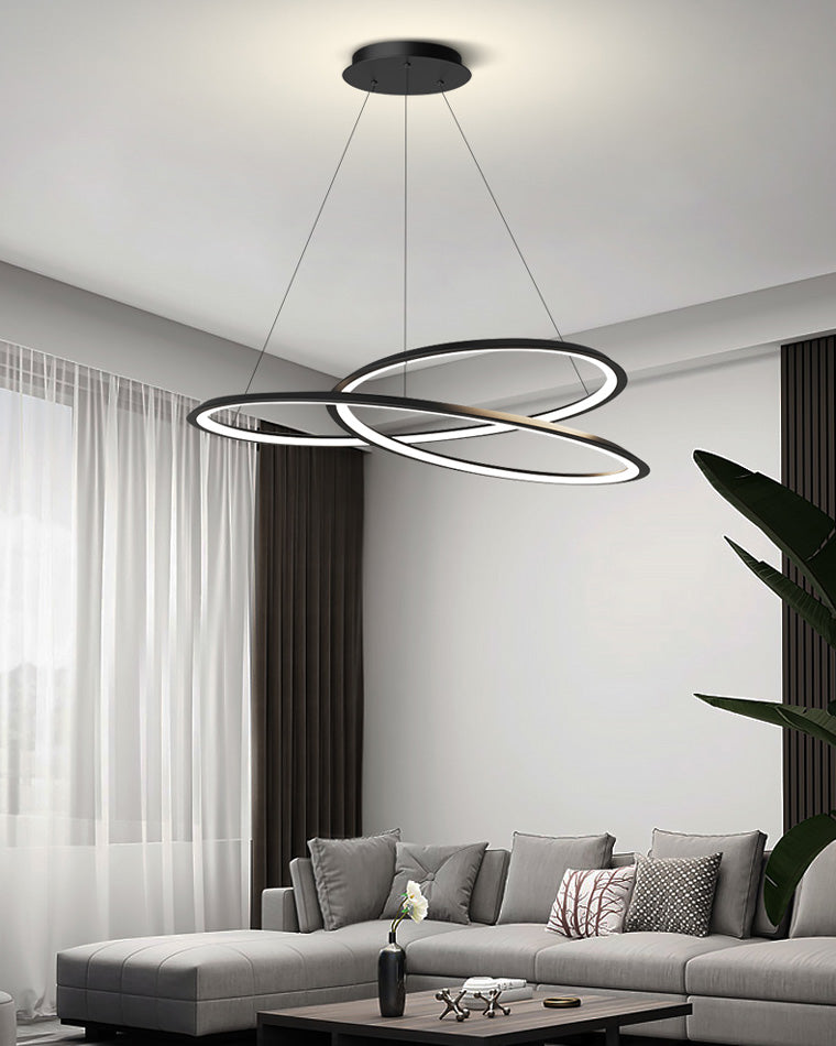 Olverai Swirl Led Chandelier