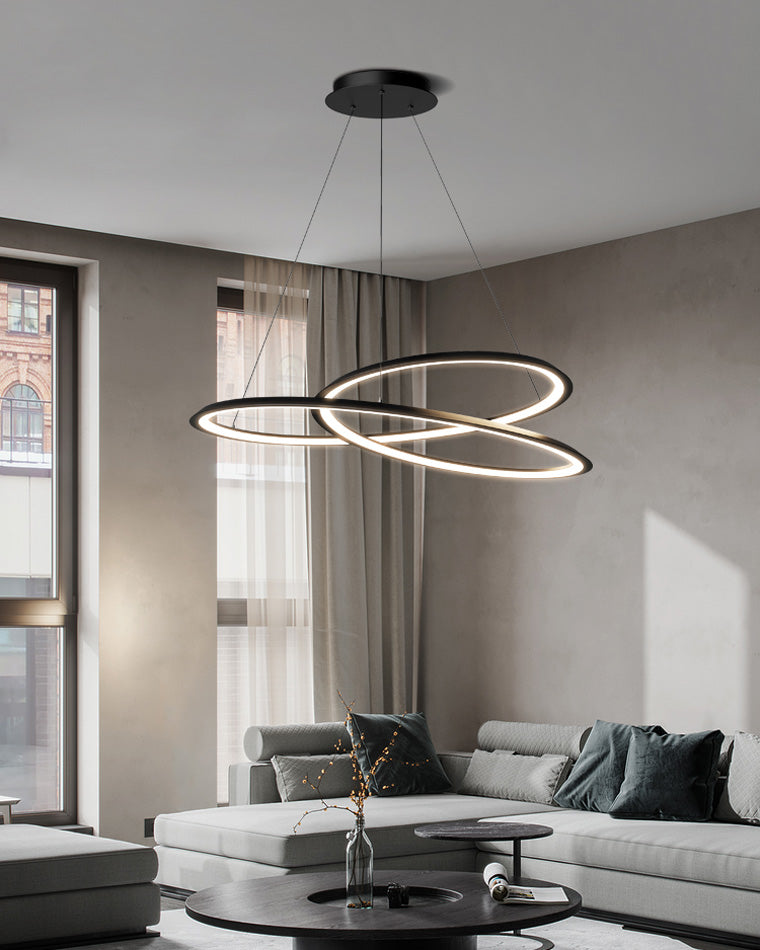 Olverai Swirl Led Chandelier