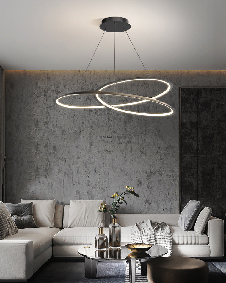 Olverai Swirl Led Chandelier