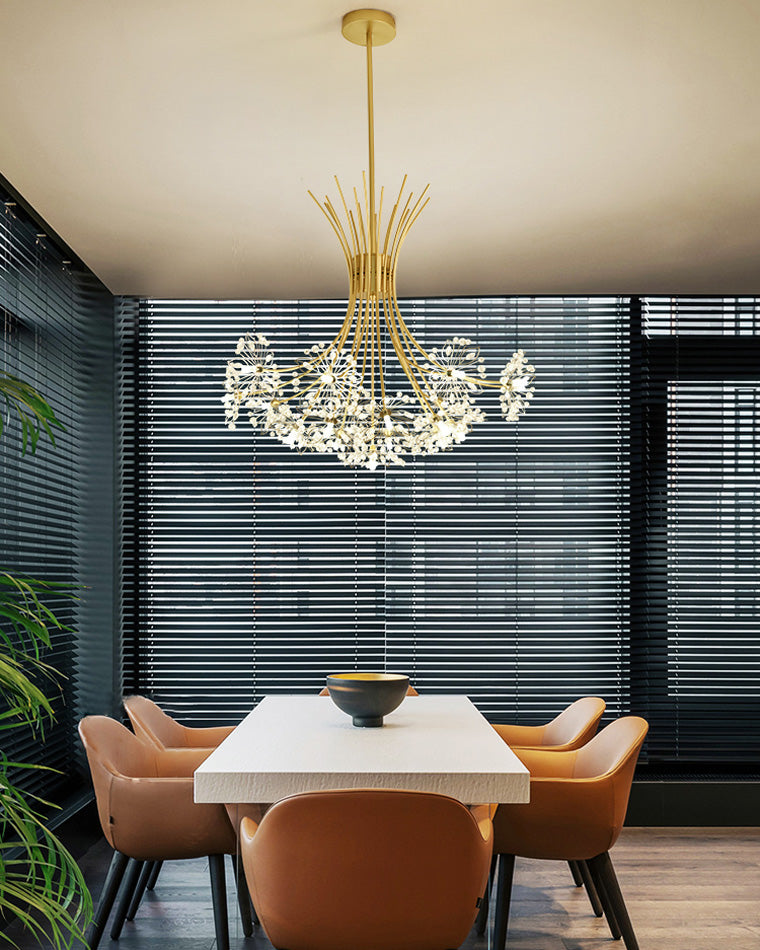 Olverai Gypsophila Bouquet Crystal Flower Chandelier