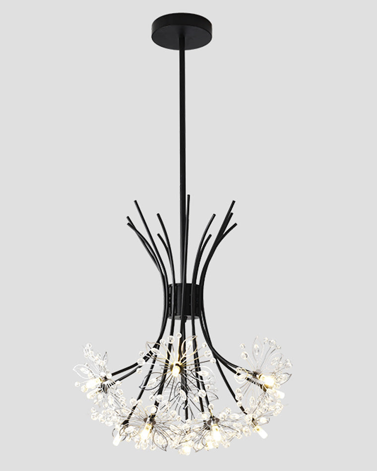 Olverai Gypsophila Bouquet Crystal Flower Chandelier