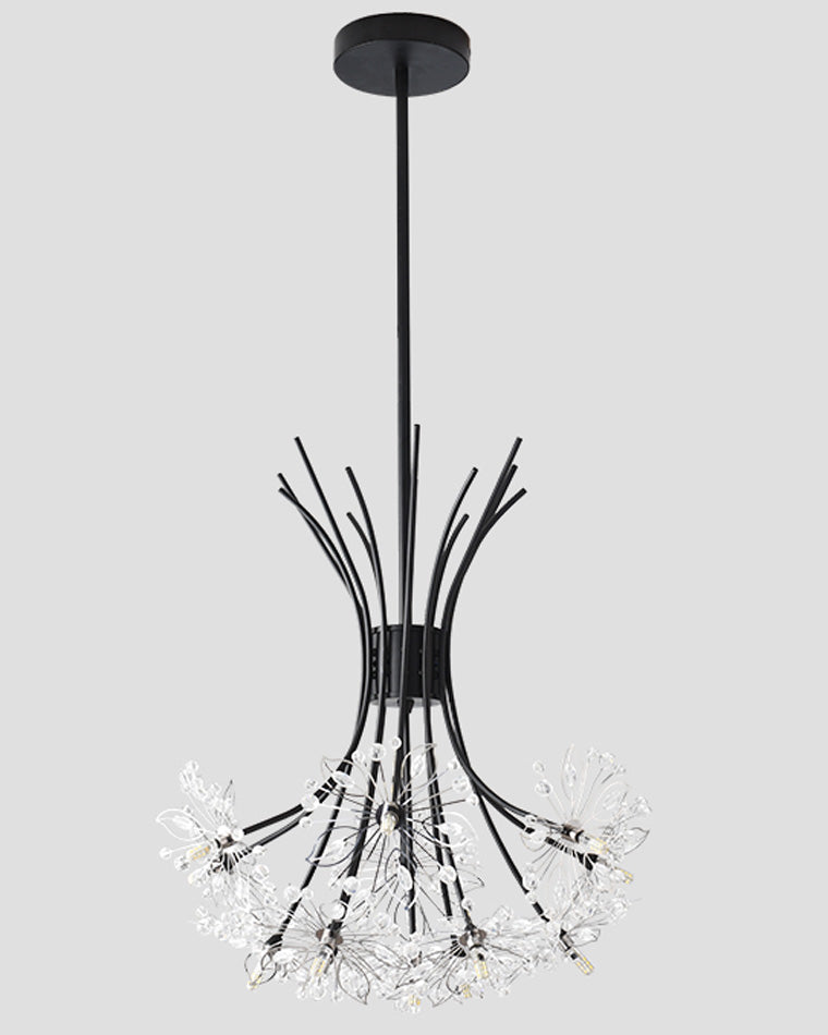 Olverai Gypsophila Bouquet Crystal Flower Chandelier