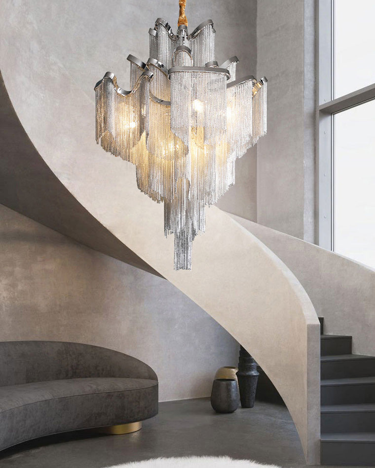 Olverai Fringe Tiered Chandelier
