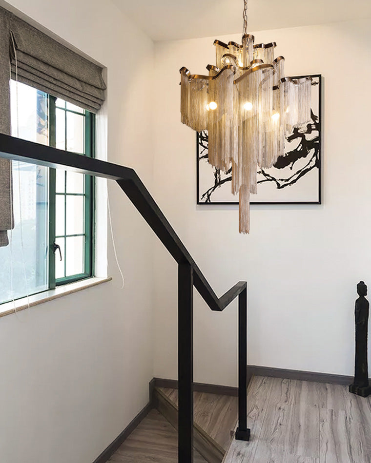 Olverai Fringe Tiered Chandelier