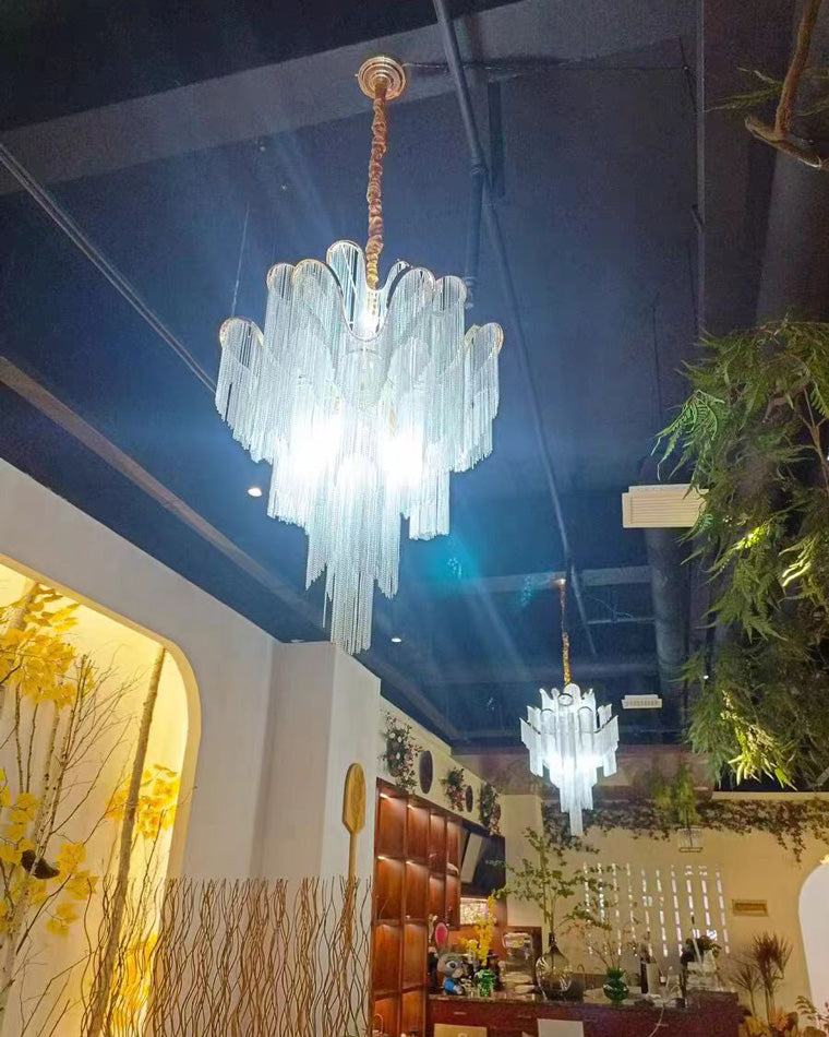 Olverai Fringe Tiered Chandelier