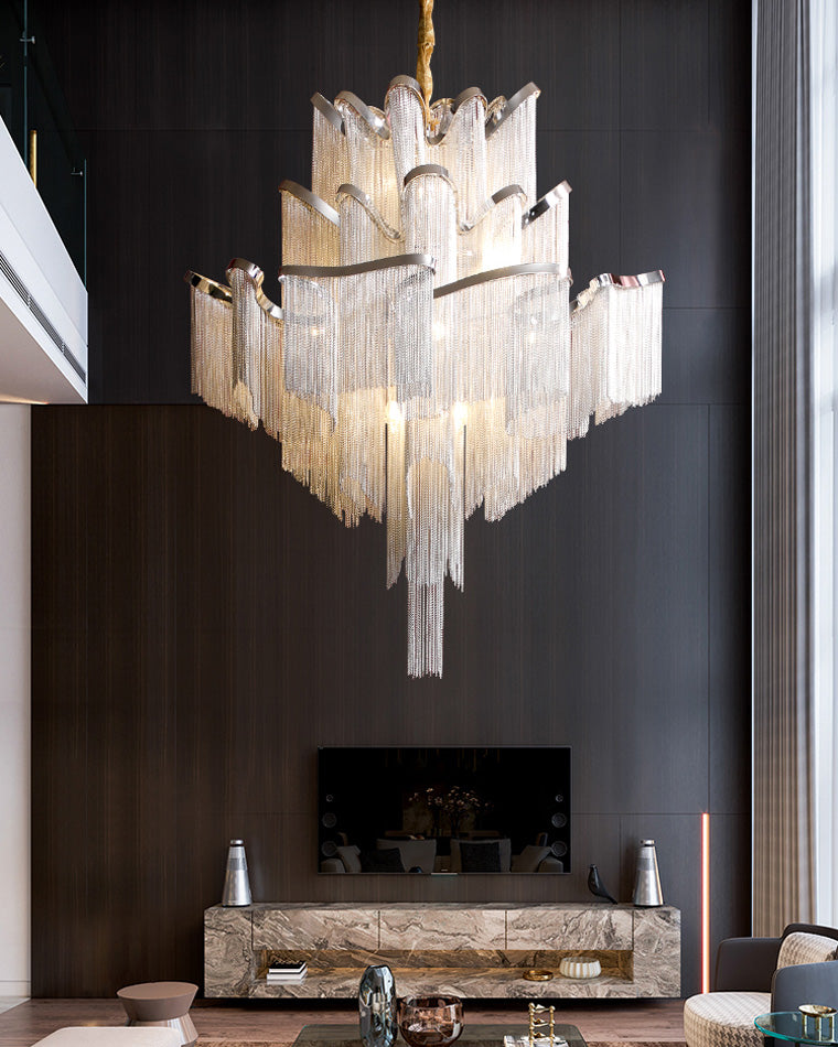 Olverai Fringe Tiered Chandelier