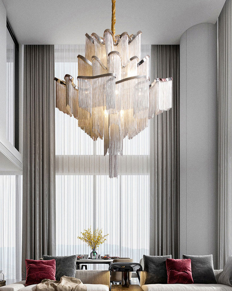 Olverai Fringe Tiered Chandelier