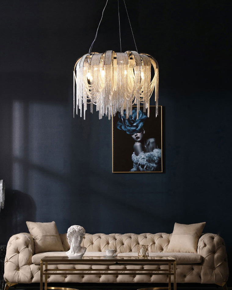 Olverai Tassel Round Chandelier