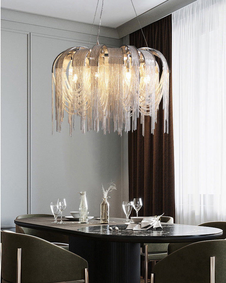 Olverai Tassel Round Chandelier