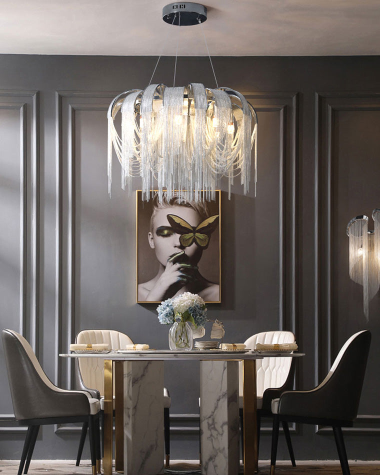 Olverai Tassel Round Chandelier