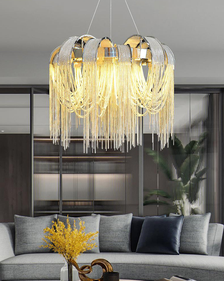 Olverai Tassel Round Chandelier