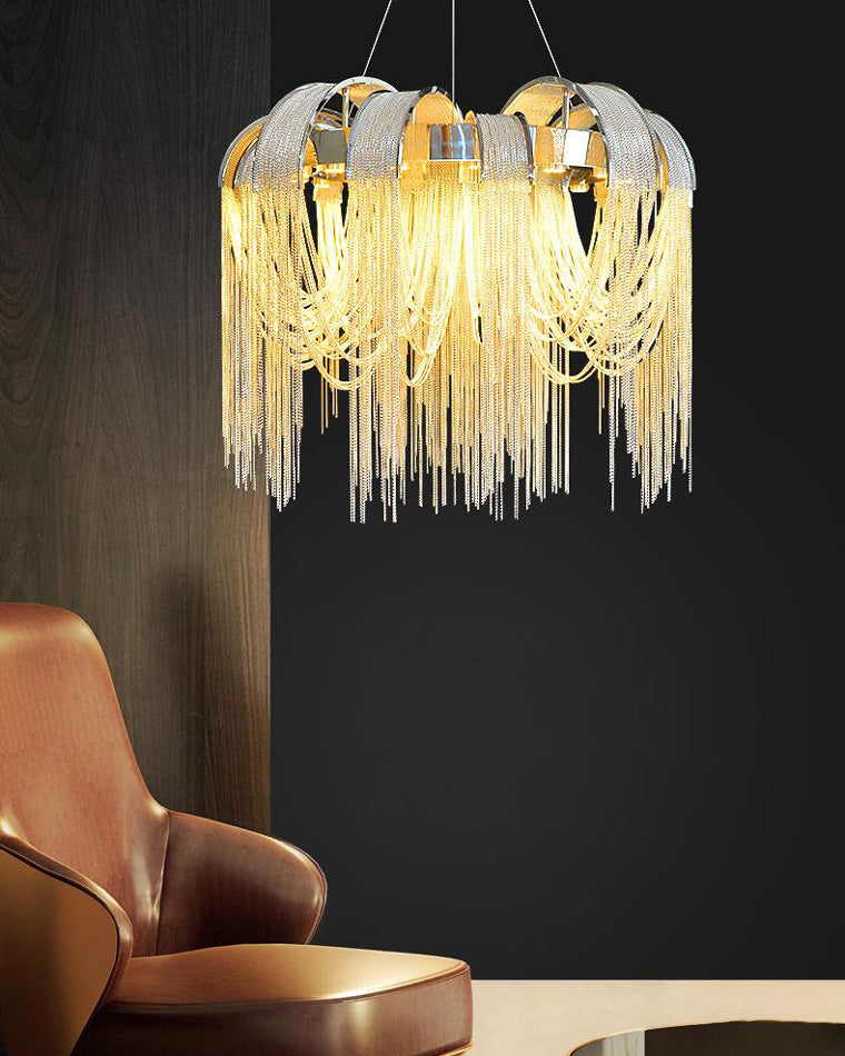 Olverai Tassel Round Chandelier