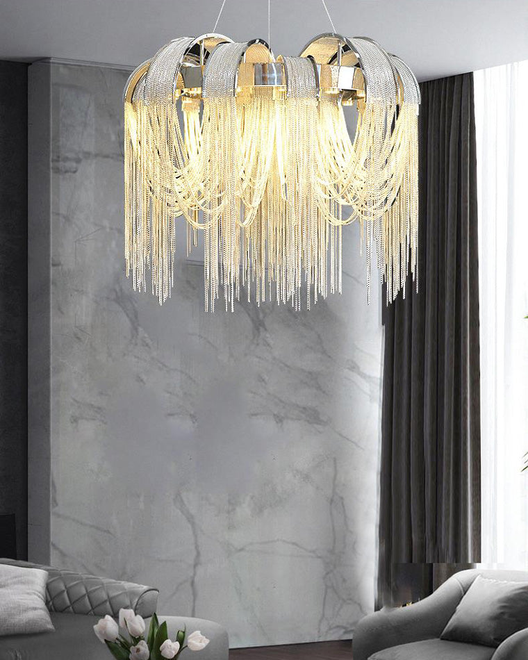 Olverai Tassel Round Chandelier