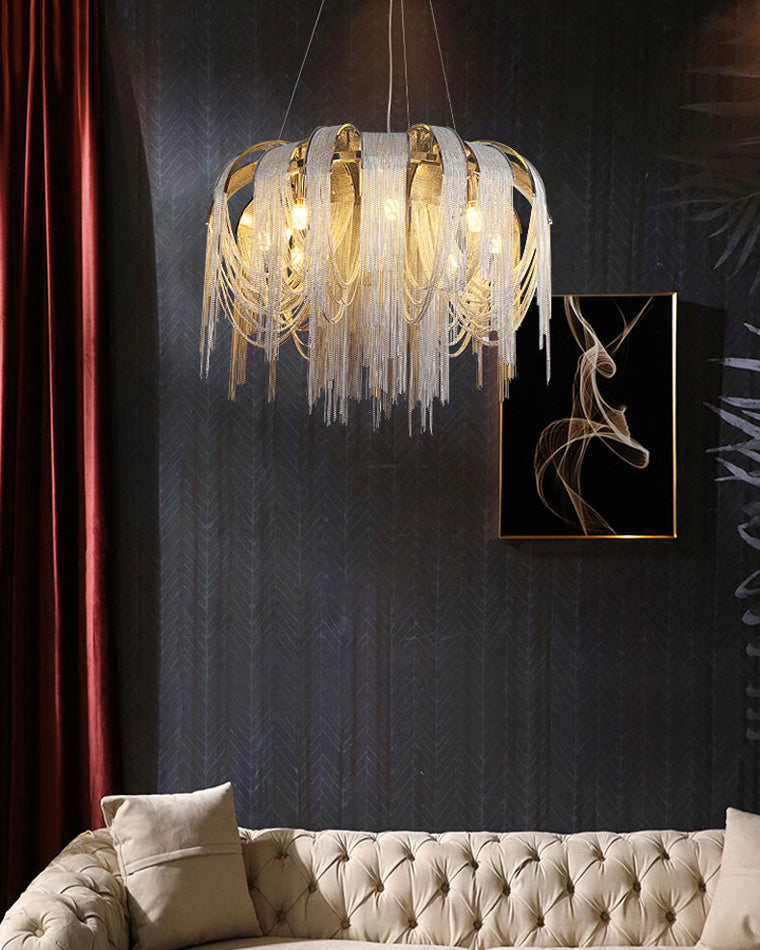 Olverai Tassel Round Chandelier