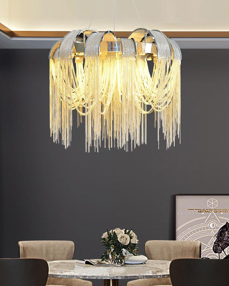 Olverai Tassel Round Chandelier